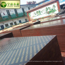 Poplar Core Cheap Price Construction Use Film Faced Plywood con logotipo impreso